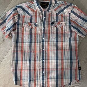 Howler Brothers Men's Plaid Button Down Shirt